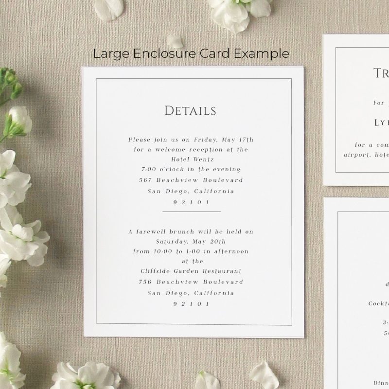Large Enclosure Card 240 lb