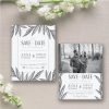 Palm leaves Save the Dates